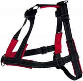 TRIXIE Tuig Lead'n'Walk Soft zwart maat S-M 45-70 cm 13055