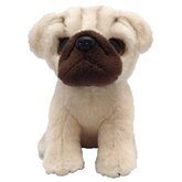 Pluche Mopshond knuffeldier 13 cm
