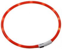 LED Honden Halsband - Rood - 20 tot 70 cm