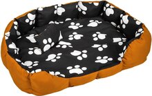 Hondenbed hondenmand XXL zwart-bruin 400741