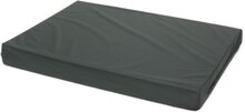 Losse hoes matras/orthopedisch hondenbed nylon antraciet maat 90x125x10 cm
