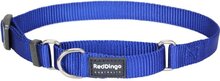 Red Dingo Martingale Correctie Halsband Hond 15mm 25-39cm MC-ZZ-DB-15