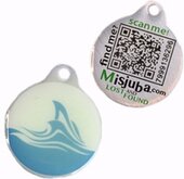Penning WaterWave (fluoriserend) met QR-code