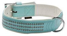 Adori halsband voor hond a.l. mt carlo lichtblauw 34 mmx55 cm