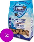 Renske Gezonde Beloning Hartjes 150 g - Hondensnacks - 6 x Vis