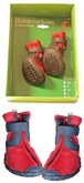 Boony waterhondenschoenen rood/zwart xs 7cm x 6cm
