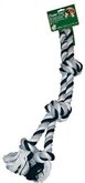 Floss-toy halter zwart/wit groot