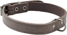 Adori Halsband Vintage Leder Geniet Bruin - Hondenhalsband - 14mmx35 cm