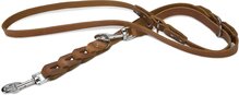 Beeztees Connex - Hondenriem - Leer - Cognac - 200 cm x 18 mm