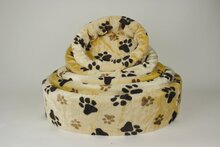 Competition Honden Bontmand paw 40 cm - Crème