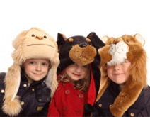 Kindermuts nep-bont hond
