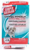 Simple Solution Wegwerp Honden Luier - SMALL 12 ST 38-48 CM