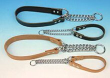 Nobby halsband slipketting, hals-vriendelijk naturel 32-40 x 1,4 cm - 1 st