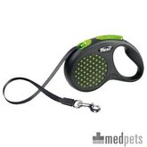 Flexi Rollijn Design - Tape Leash - L - Groen