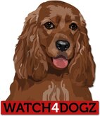 Cocker Spaniel sticker (set van 2 stickers)
