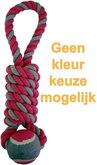 Happy Pet Tennisbal Coil Touw Tugger - Assorti - 37 x 10 x 8 cm