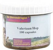 Dierendrogist Valeriaan/Hop Capsules - 100 stuks