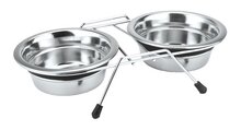 eetbak dubbel rvs 2 x 250 ml