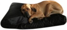 Topmast Comfort Hondenkussen Nylon Korrelvulling Zwart 125x90cm