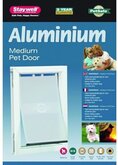 Staywell 620 Hondenluik - Tot 18 Kg - Aluminium - Wit