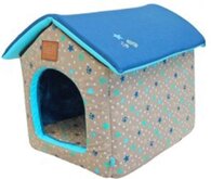 Lief! Huis Boys - Hondenmand - Beige/Blauw - 52 x 45 x 41 cm