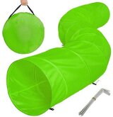 Nieuwe agility hondentunnel 500x60 Met Draagtas - Groen 401226