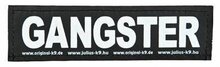 Julius k9 labels voor power-harnas voor hond / tuig voor gangster large