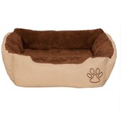 Foxi hondenbed - M 60*48*18cm - Beige / - Bruin 401419