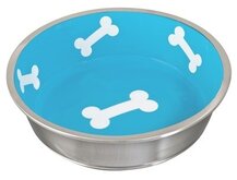 Loving pets voer / drinkbak robusto aqua / turquoise _1490 ml 22x22x6 cm