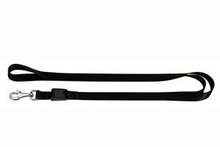 Adori Vario Looplijn Nylon Zwart - Hondenriem - 110-190X2.5 cm
