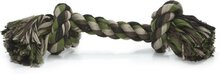 Beeztees Camouflage - Flostouw - 2 Knopen - Groen - 400 gram
