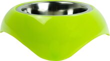 Voerbak met roestvrije inzetbak 750 ml groen