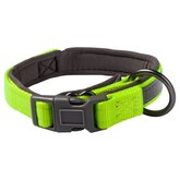 Adori Veiligheidshalsband Reflectie Geel&Grijs - Hondenhalsband - 50-66x2.5 cm