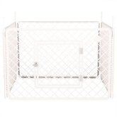 Puppyren 4 panelen wit 90x90x60 cm