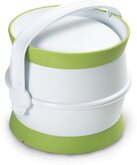 Curver Travelkit Draagbare Voer & Drinkbak - Groen/Wit