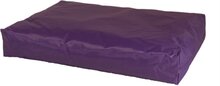 Losse hoes hondenkussen nylon paars maat 90x120x15 cm