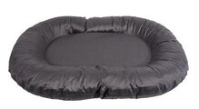 Foeiii hondenmand ovaal zwart 100x75x15 cm
