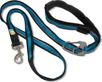 Kurgo Reflecterende Quantum Multifunctionele Hondenriem - Blauw