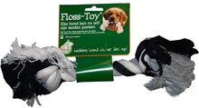 Gebr de Boon flosstoy zwart wit middel