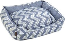 Beeztees Zigzag - Hondenmand - Blauw - 80x70x22 cm