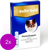 Bolfo Gold Hond 40 - Anti vlooienmiddel - 2 x 2 stuks 0 - 4 Kg