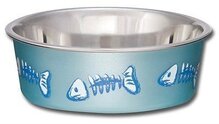 LOVING PETS VOER/DRINKBAK BELLA VISGRAAT BLAUW #95;_280 ML