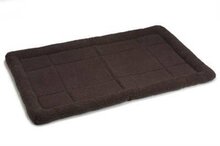 Hondenmand schapenvacht bruin 121x76x9 cm