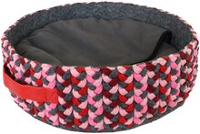 Happy-House Mand Rond O-Leaf \xd845x17 cm Roze M