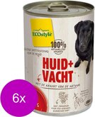 Ecostyle Blik Huid + Vacht - Hondenvoer - 6 x Kip Varken 400 g