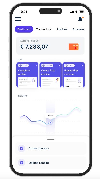 A cell phone with a screen showing a graph and a number of numbersDescription automatically generated with medium confidence